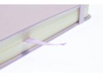 Schetsboek Kangaro A5 violet PU HC 80 blad 140gr roomwit    met elastiek en lint