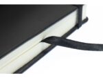 Schetsboek Kangaro A5 zwart PU HC 80 blad 140gr roomwit met elastiek en lint