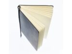 Schetsboek Kangaro A5 zwart PU HC 80 blad 140gr roomwit met elastiek en lint