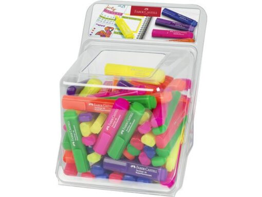 Tekstmarker Faber-Castell 46 Neon display ass. a 100st