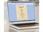 Designpapier Sigel A4 90grs pak a 100 vel marmer beige
