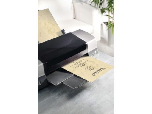 Designpapier Sigel A4 90grs pak a 100 vel marmer beige