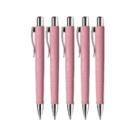 5x Faber Castell Balpen Faber-Castell Polyball XB lichtroze