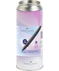 Fineliner Faber-Castell Grip 0,4mm blik 15 stuks
