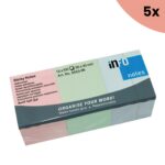 5x Info Notes 50x40mm assorti pastel pak a 12 blok
