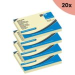 20x Powernotes info notes 100x75mm geel blok a 100 vel.