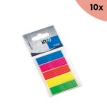 10x Info Notes info flags 12,5x43mm assorti blister à 5 kleuren