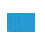 10x Kangaro KTC Papier Kangaro A4 160 grams pak à 50 vel blauw