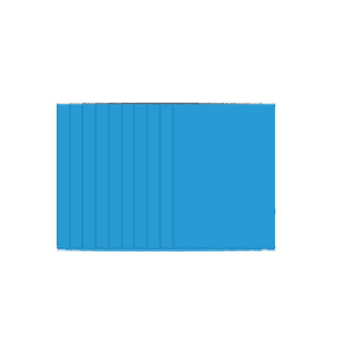 10x Kangaro KTC Papier Kangaro A4 160 grams pak à 50 vel blauw