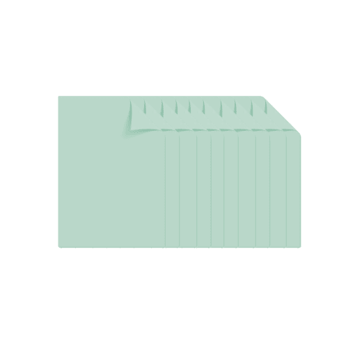 10x Kangaro KTC Papier Kangaro A4 160 grams pastel groen pak 50 vel