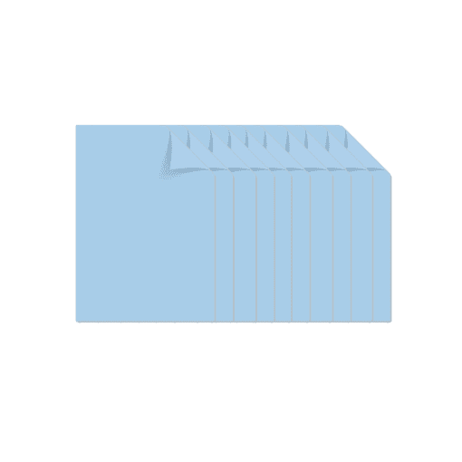 10x Kangaro KTC Papier Kangaro A4 120 grams pastel blauw pak 100 vel
