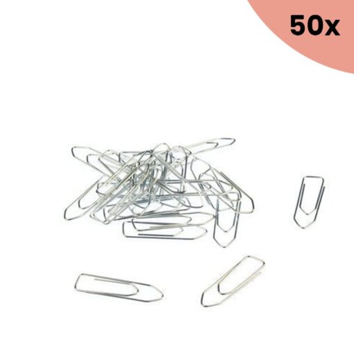 Kangaro KTC 50x Paperclip Kangaro 32 mm, hoekig, doosje à 100 stuks, verzinkt
