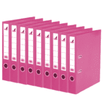 10x Kangaro KTC Ordner Kangaro A4 2 rings PP 5cm rose