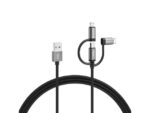Oplaadkabel Varta 3 in 1 USB A naar USB C, lightning en     micro