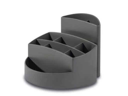 Pennenbak HAN Rondo Karma 9-vaks eco grijs 100% gerecycled  materiaal