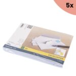 5x Envelop Raadhuis 162x229 C5 dienst plakstrip wit 80gr 50 stuks