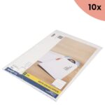 10x Akte envelop Raadhuis 229x324mm C4 wit gegomd krimp a 10 stuks