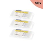 25x Gripzak Raadhuis 40x60mm met schrijfvlak, krimp à 100 stuks