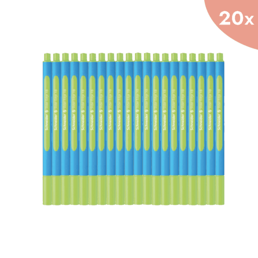 20x Balpen Schneider Slider Edge XB 1,4mm lichtgroen