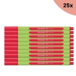 25x Fineliner Schneider Line-Up 0,4mm romantic red