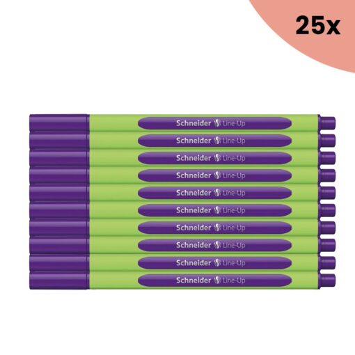 25x Fineliner Schneider Line-Up 0,4mm daytona-violet