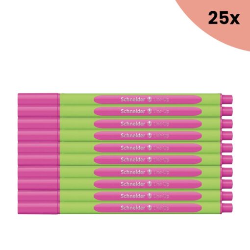 25x Fineliner Schneider Line-Up 0,4mm fashion-pink