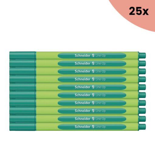 25x Fineliner Schneider Line-Up 0,4mm nautic-green