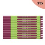 25x Fineliner Schneider Line-Up 0,4mm  carmine-red