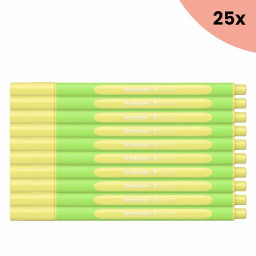25x Fineliner Schneider Line-Up Pastel 0,4mm vanille
