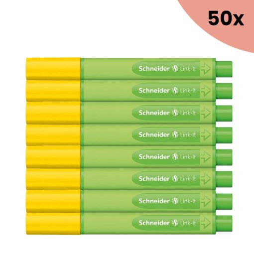 50x Fineliner Schneider Link-It 0,4mm golden-yellow