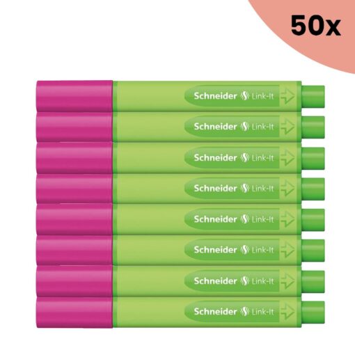 50x Fineliner Schneider Link-It 0,4mm fashion-pink