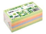 UPM notes 125x75 spring mix assorti pak 6x 100 vel groen,   geel, oranje, paars