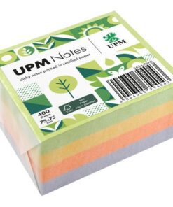 UPM notes 75x75 assorti spring mix blok 400 vel