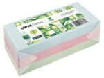 UPM notes 75x75 pastel assorti pak 12x 100 vel blauw,       groen, roze