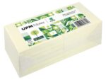 UPM notes 75x75 pastel geel pak 12x 100 vel