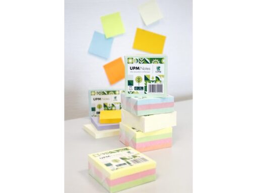 UPM notes 75x75 pastel geel pak 12x 100 vel