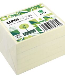 UPM notes 75x75 pastel geel pak 6x 100 vel