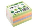 UPM notes 75x75 spring mix assorti pak 6x 100 vel groen,    geel, oranje, paars