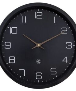 Wandklok nXt ECO 30cm zwart