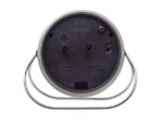 Wekker NeXtime Bubble alarm clock 11x8cm grijs metaal