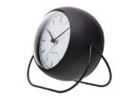 Wekker NeXtime Bubble alarm clock 11x8cm zwart metaal