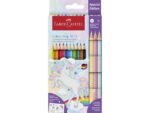 Faber Castell Kleurpotlood Faber-Castell Grip Unicorn 10 colour grip + 3  sparkle pastel kleurpotloden inclusief unicorn stickers