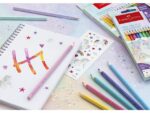 Faber Castell Kleurpotlood Faber-Castell Grip Unicorn 18 colour grip + 6  sparkle pastel kleurpotloden inclusief unicorn stickers