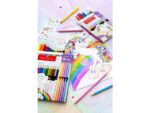 Viltstiften Faber-Castell Unicorn 10x standaard kleuren +   3x pastel kleuren incl. unicorn stickers in  karton etui