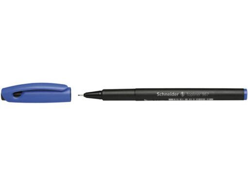 @Fineliner Schneider Topliner 967 0,4mm blauw doos 10 stuks