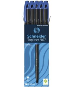 @Fineliner Schneider Topliner 967 0,4mm blauw doos 10 stuks