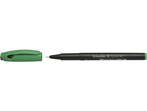 @Fineliner Schneider Topliner 967 0,4mm groen doos 10 stuks