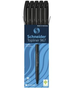@Fineliner Schneider Topliner 967 0,4mm zwart doos 10 stuks