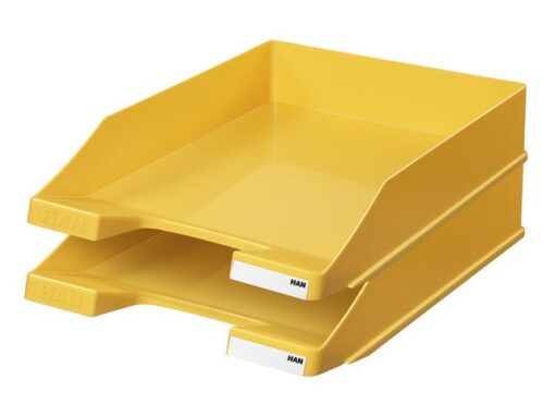 Brievenbak HAN A4 Standaard plastic geel
