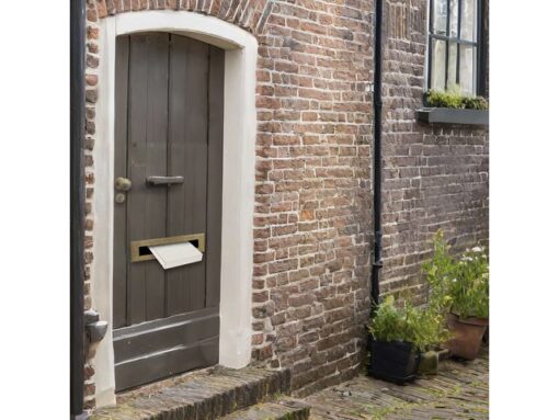Brievenbusdoos Raadhuis 17x25cm wit 650grs duplex 5 stuks